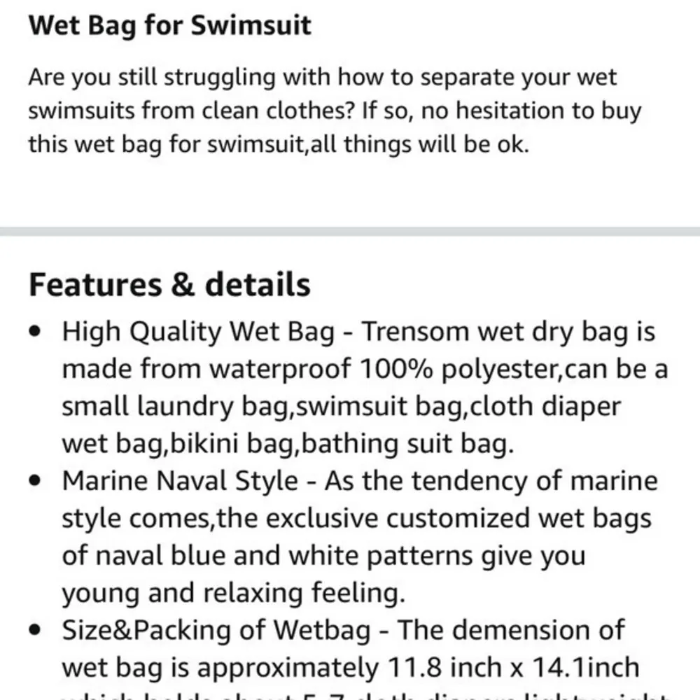 Fox Christmas wet dry double zippered bag - Image 9