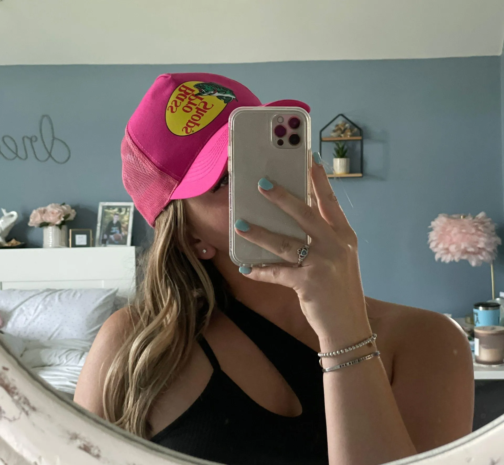 Bass Pro Shops BPS/Cabella Hot Pink Hat - Image 3