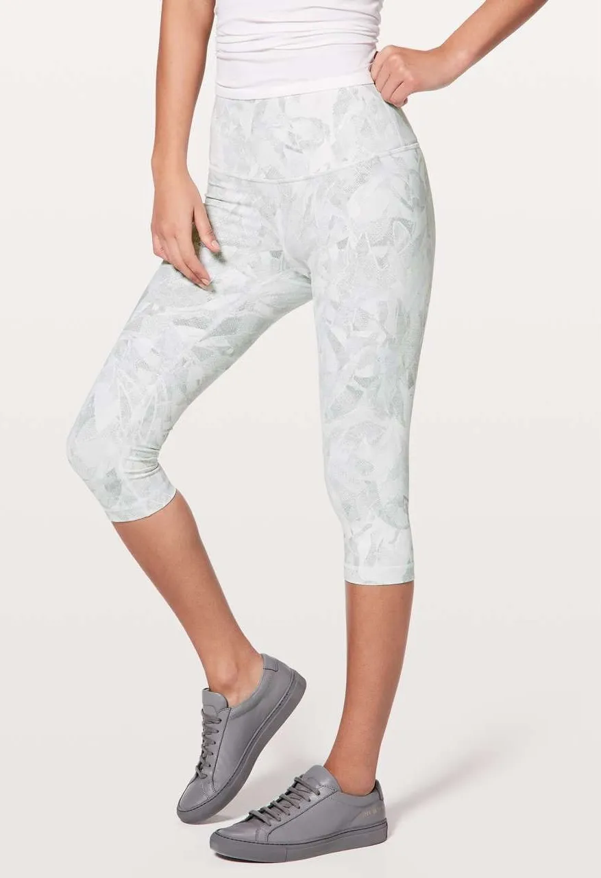 Lululemon Wunder Under Hi-Rise 1/2 Tight Full-On‎ Luxtreme 17" Jasmine Size 4 - Image 1