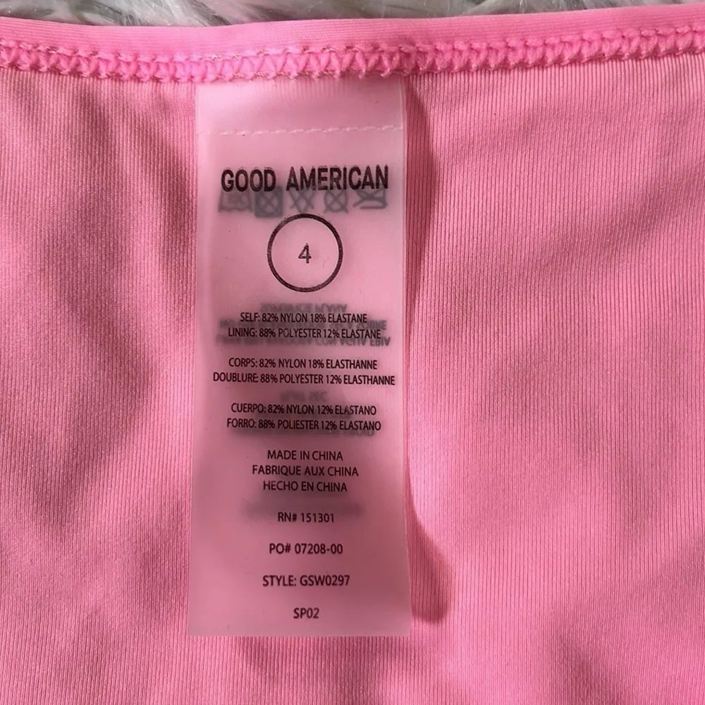 NEW GOOD AMERICAN Perfect Fit Bikini Bottom in Sugar Pink002 size XL - Image 5