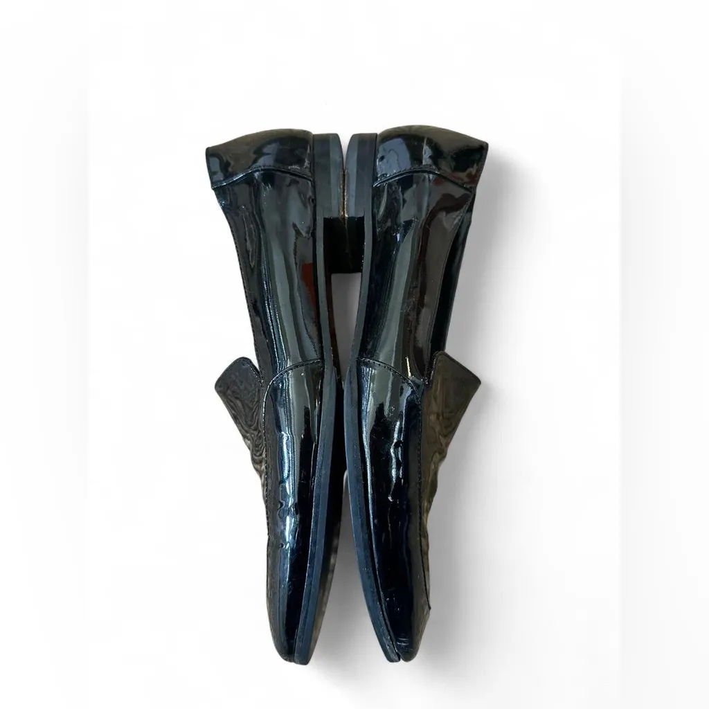 JIL SANDER Patent Leather Loafers – Black – Size 39 – Made in Italy - Image 4