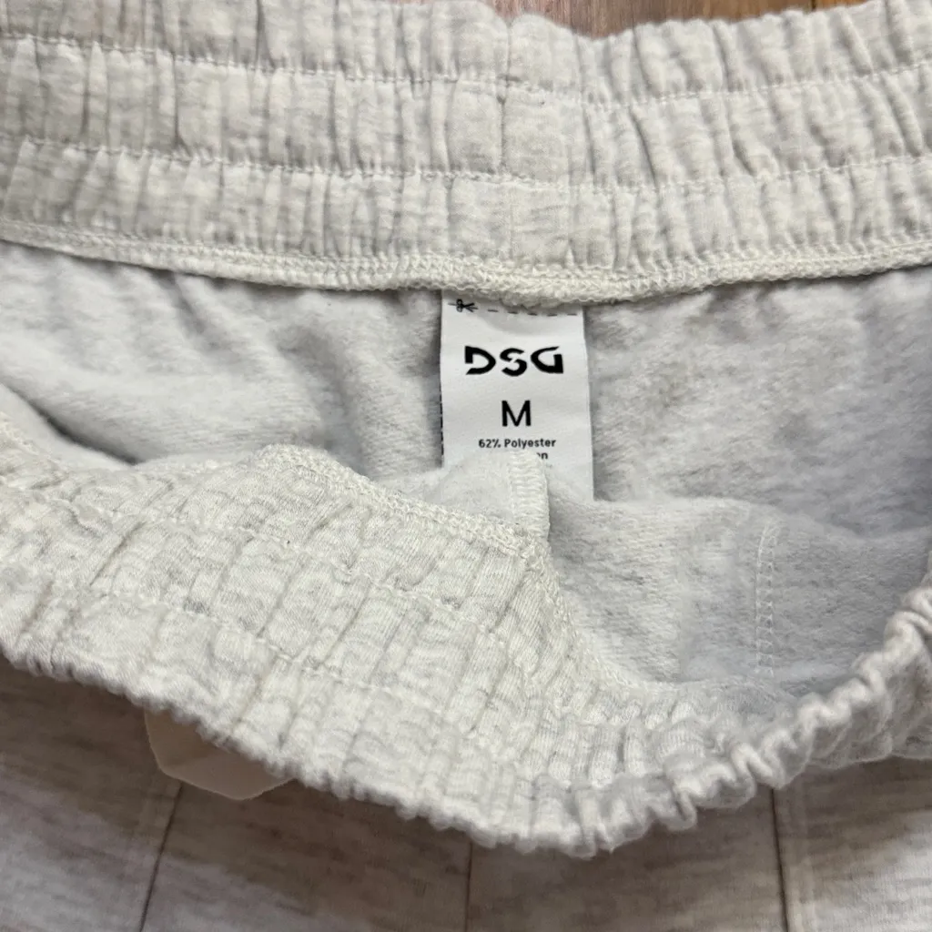 DSG Light Gray Elastic Waist Pants Size M - Image 3
