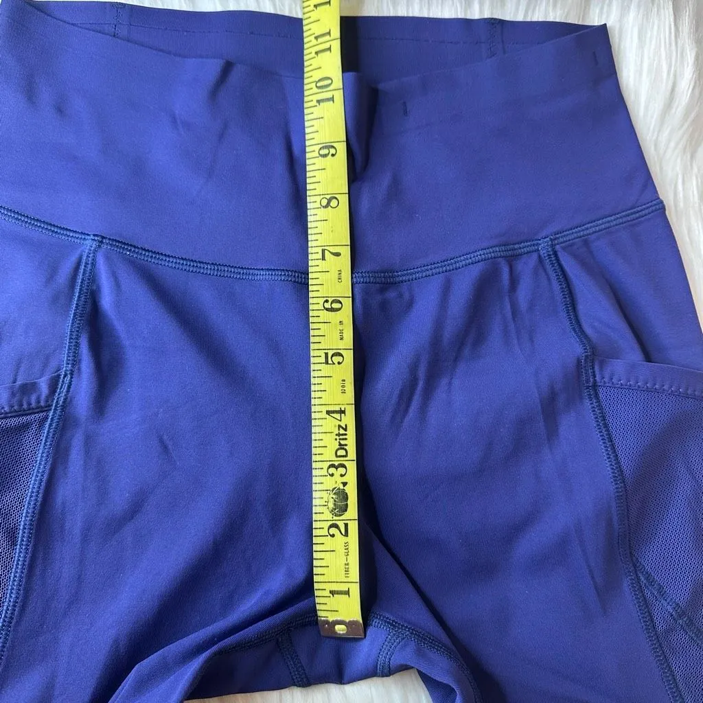 Lululemon Fast As Light Crop Emperor Blue Size 6 - Image 10