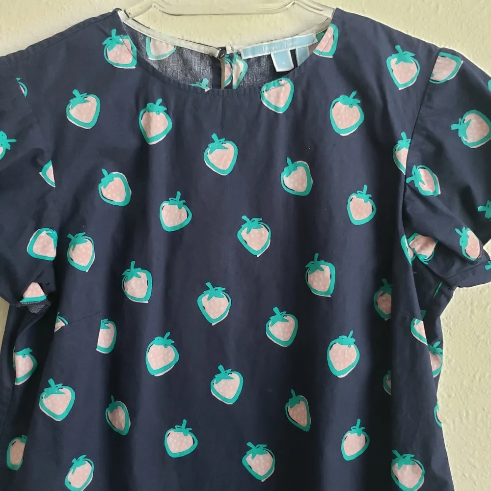 Draper James Strawberry Cloister Blouse - Image 3