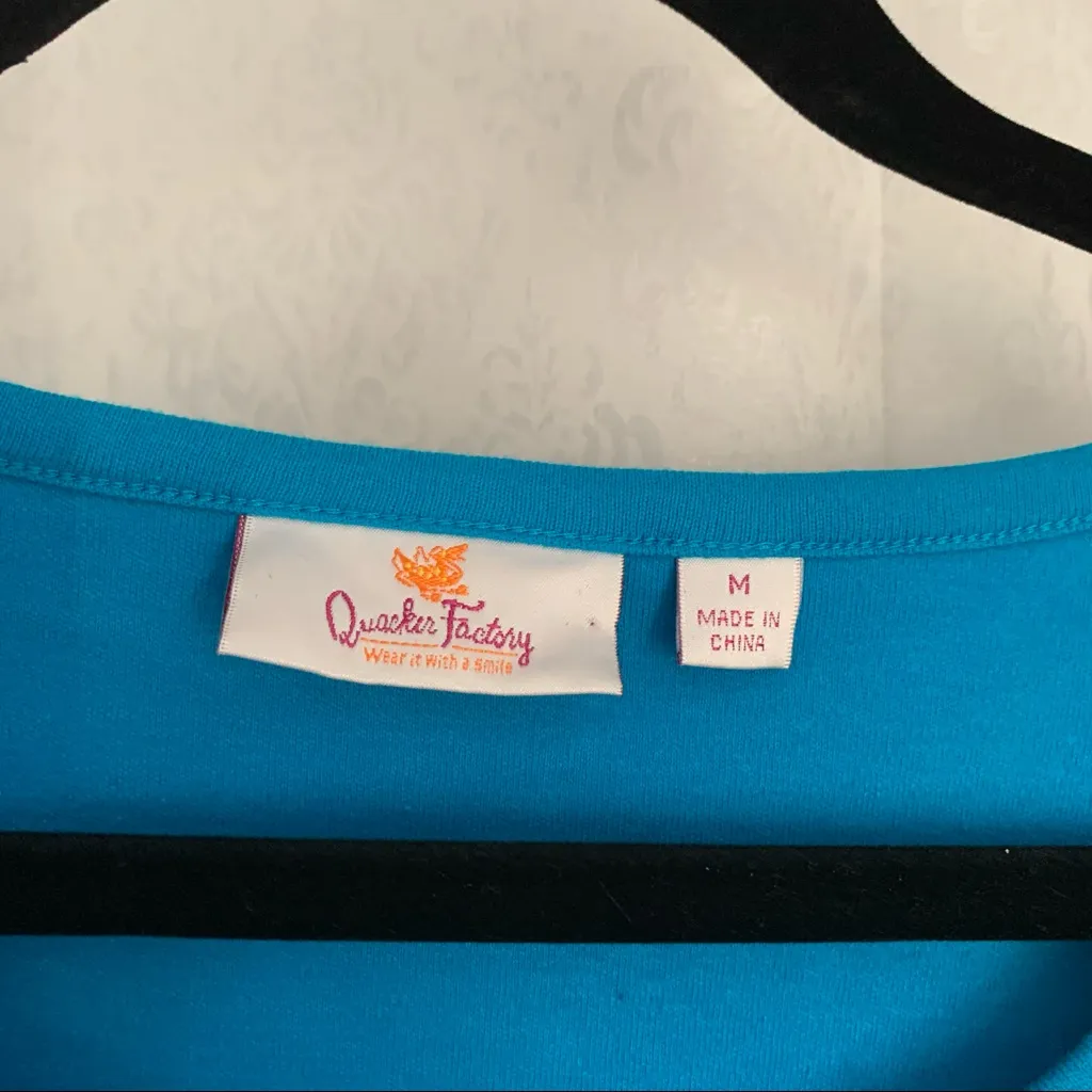 QUAKER FACTORY SEQUIN Top Sz:M - Image 2