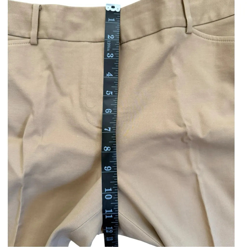 Talbots Hampshire Straight Leg Ankle Pants Office Work Professional Khaki 12P - Image 8