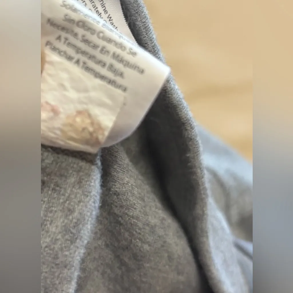 Athletic‎ Works Heather Gray Sweatpants Capris Pockets Gym Workout Loungewear - Image 12