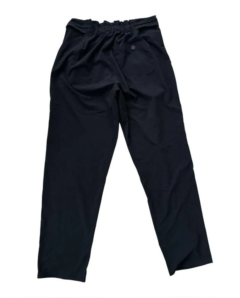 Athleta Skyline II Paperbag Tie Waist Pants | Black | 8 - Image 3