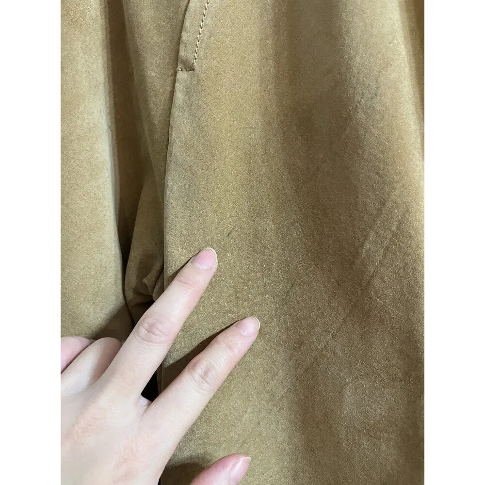 Margaret Godfrey Jacket Women M Suede Leather Belted Western Bohemian Brown Size M - Image 8