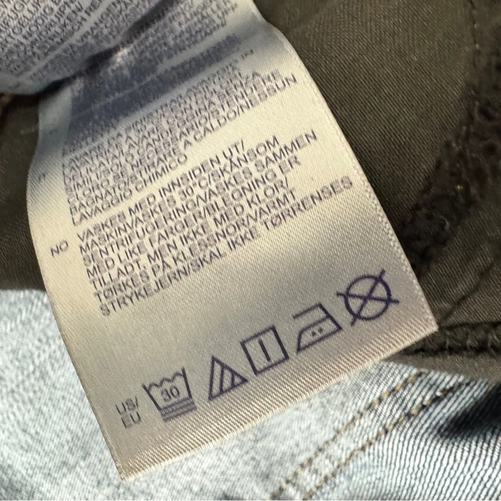 NYDJ Blue Dark Wash Curvy Skinny Jeans Womens 14 Casual Stretch High Rise Denim - Image 8