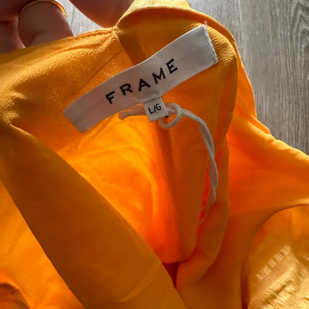 frame denim Frame Twisted V‎ Neck Top - Image 5