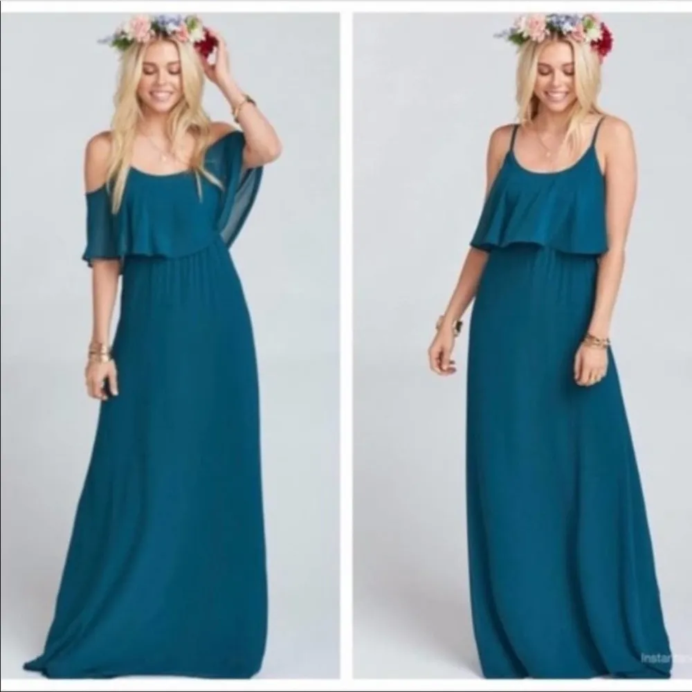 Show Me Your Mumu  Caitlin Ruffle maxi dress S NWT - Image 3
