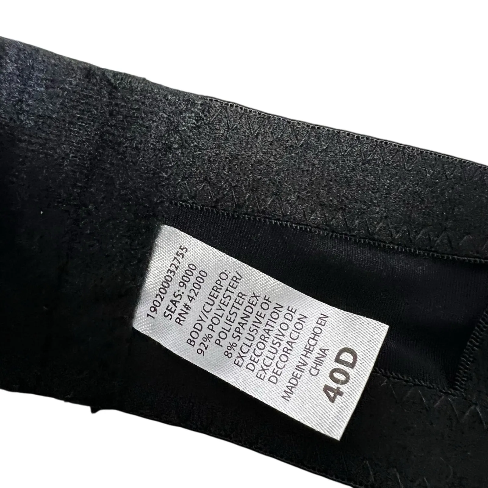 Black Push Up Bra Womens 40D Underwire Support Everyday Comfort Pink Size undefined - Image 5