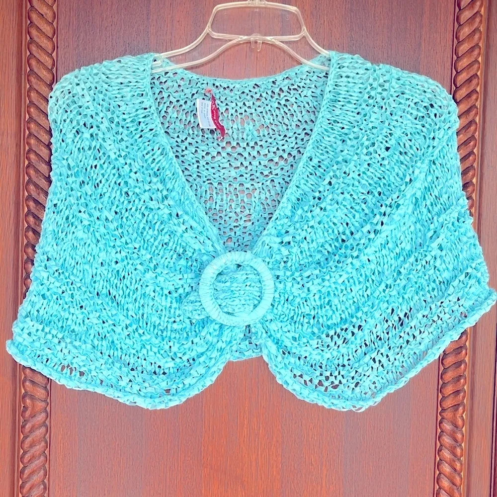 Vintage Anne Klein Blue Wrap - Image 2