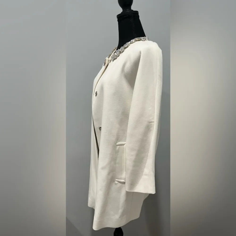 EXPRESS  white coat ‎ . Size M - Image 3