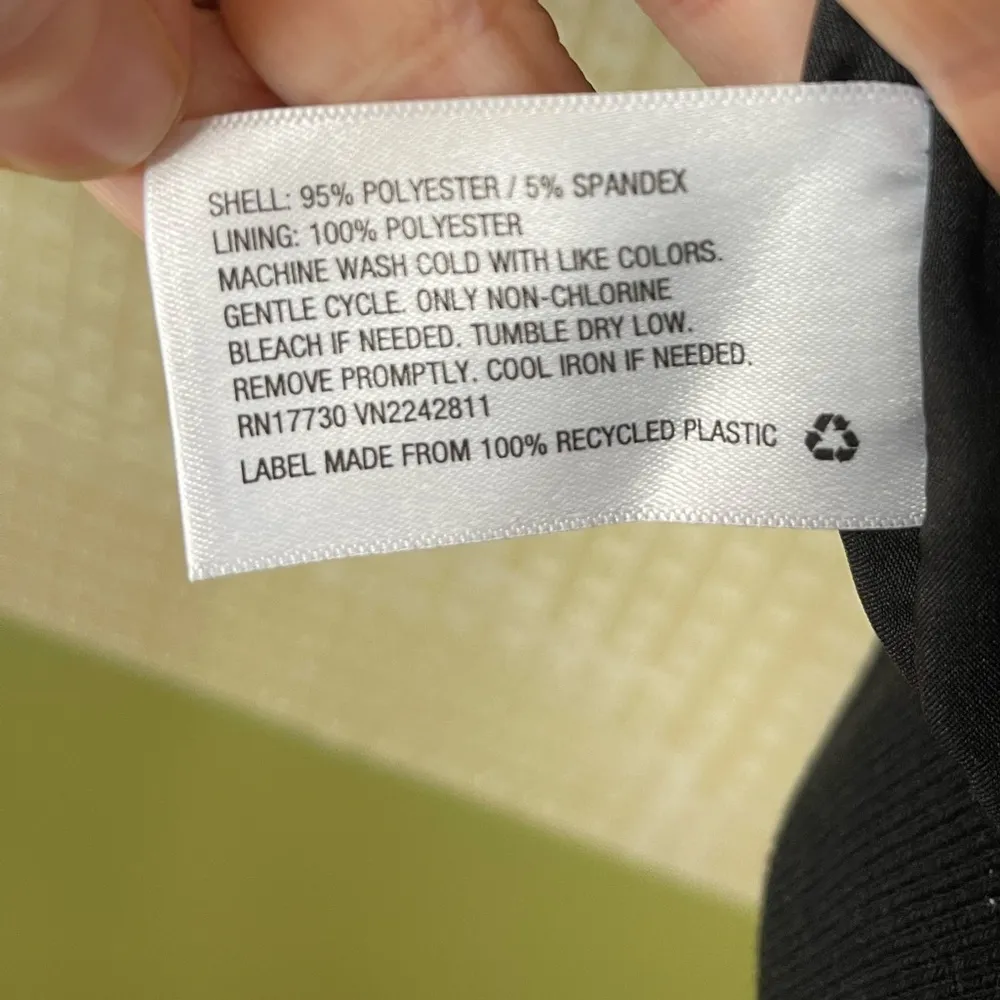 Ava & Viv tropical palm frond patterned fully  lined jacked Size 2X - Image 6