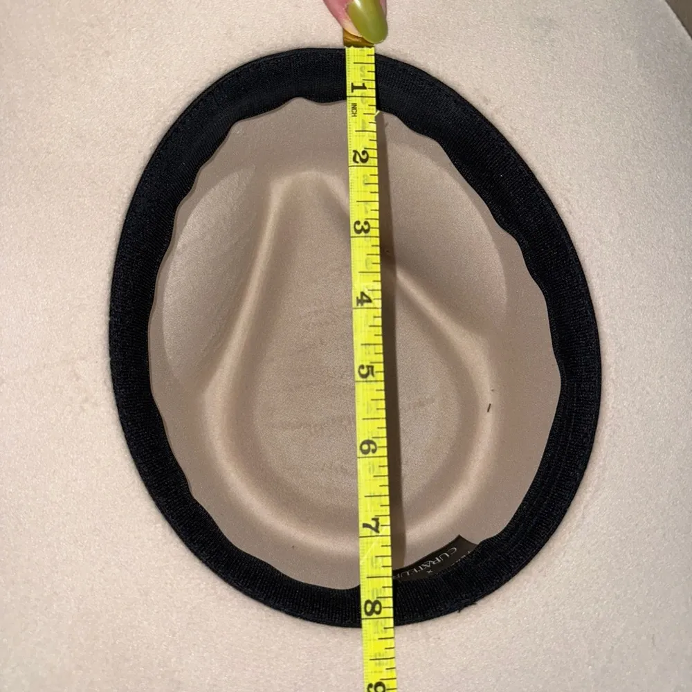 Teressa Foglia x Curateur western cowboy hat beige sand wide brim wool felt boho Tan - Image 12