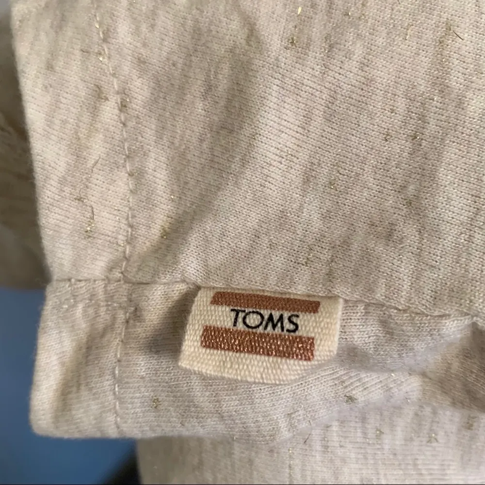 NWOT Toms for Target metallic flag tshirt - Image 2