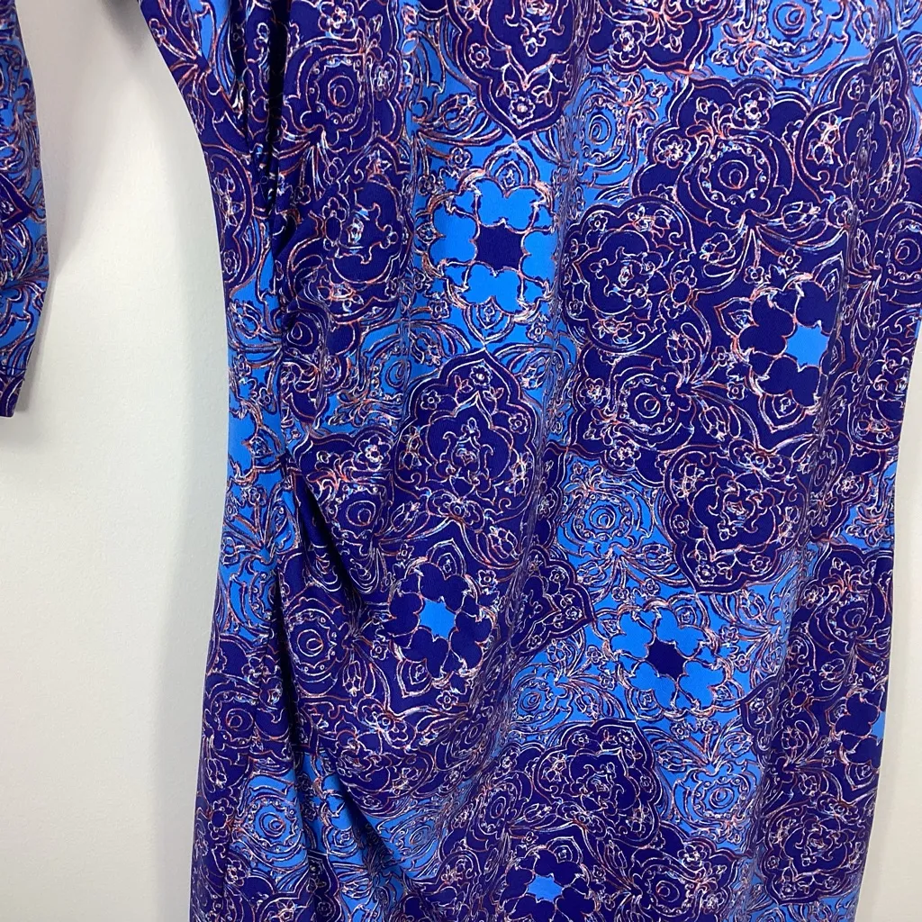 J. McLaughlin Catalina Cloth Ruched Side Dress Size XS - Image 3