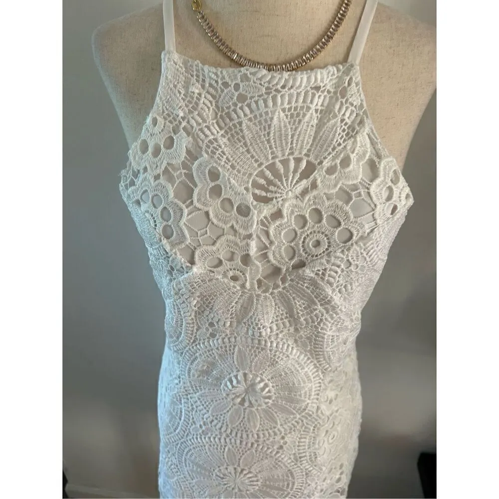 Francesca’s white dress short sleeveless perfect for a bachelorette party White Size M - Image 2