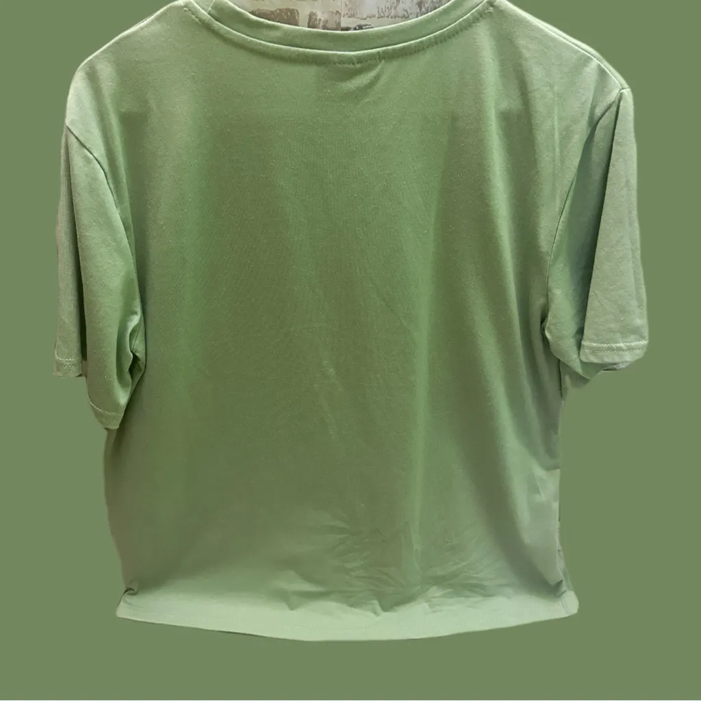 ROMWE Powerpuff Girls Graphic Tee - Green size S - Image 3