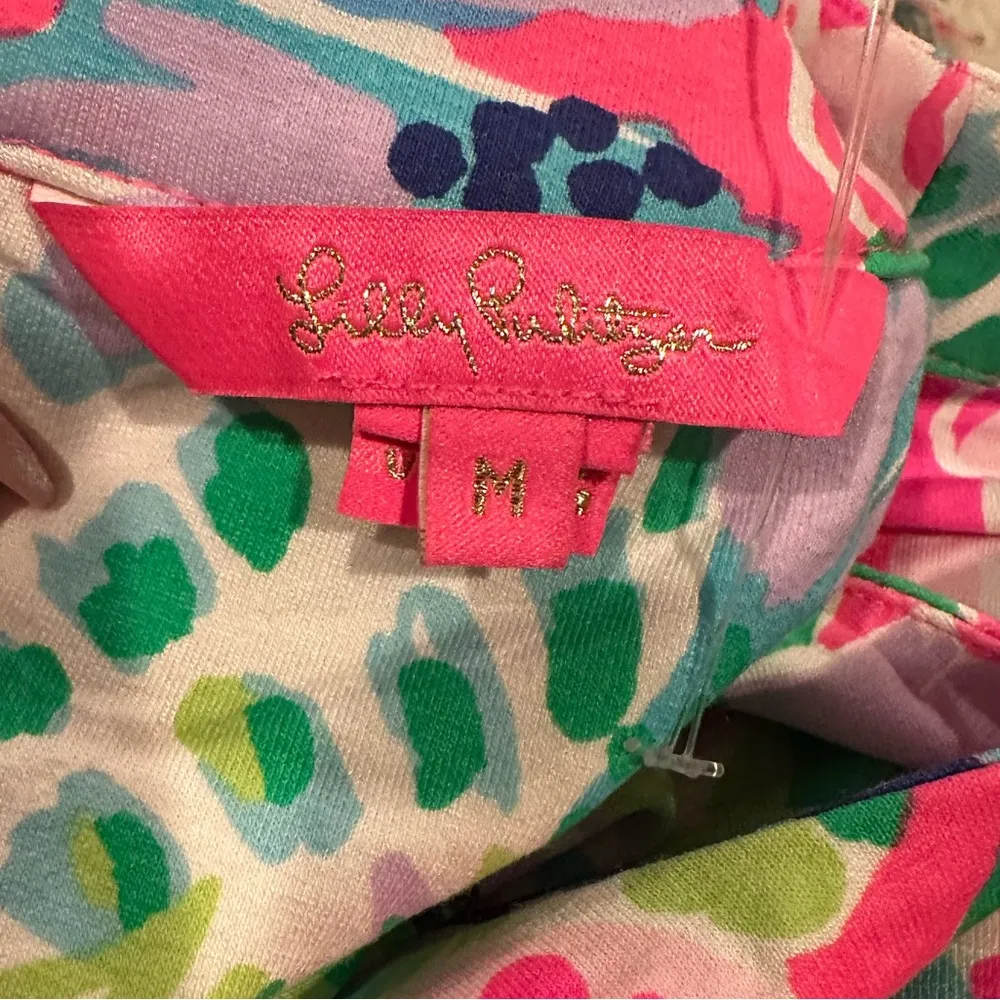 Lilly Pulitzer Talulla Maxi Dress Raise The Bar Multi Pink Blue Sleeveless M - Image 11