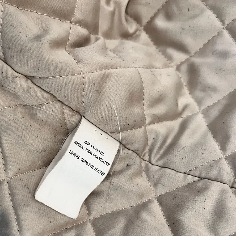 Self-Portrait Green and Black Hooded Patchwork Lace Parka, Size 4 - Image 8