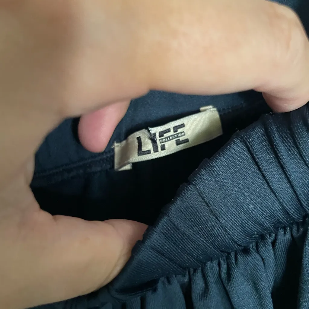 Tie Front Flowy Shorts Blue Size XS - Image 3