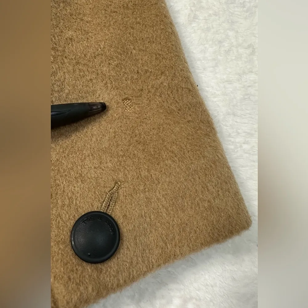 Rag & Bone Wool Tan Camel Hair Peacoat Coat  Size XS or 0 - Image 13