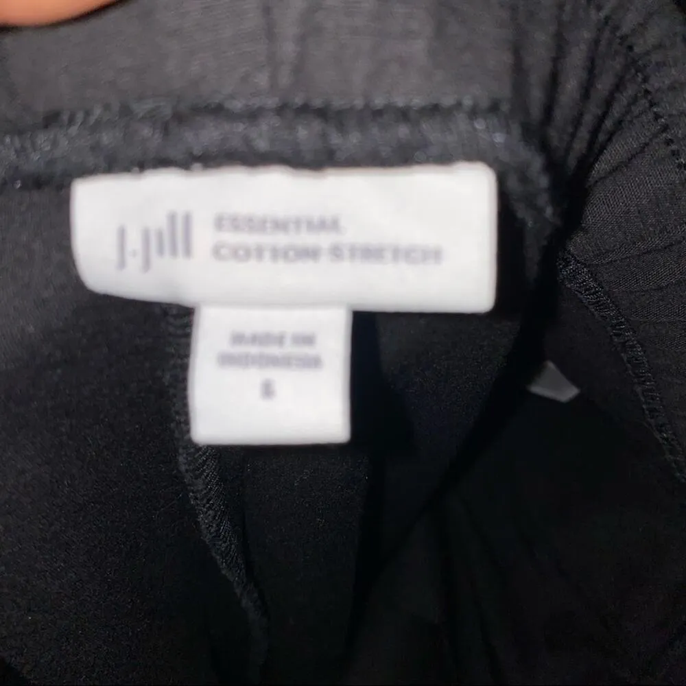 J. Jill Pointe Slim Leg Pull on Pants size small petite Grey - Image 6