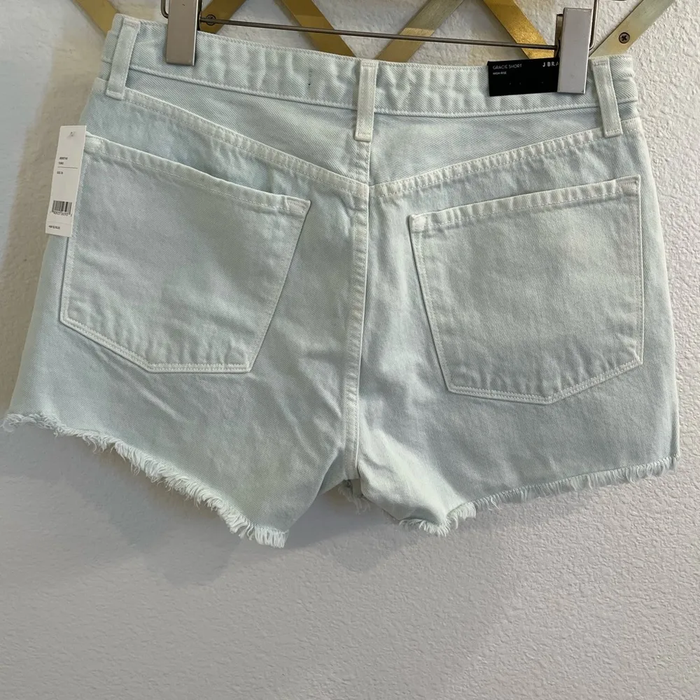 NWT J Brand Gracie High Waisted Cut Off Shorts Turks 28 - Image 3