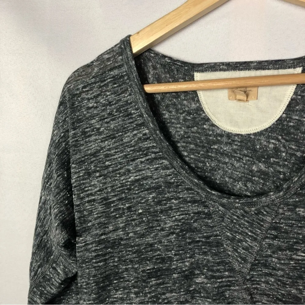 Aritzia Wilfred Free Heathered Gray Long Sleeve T-Shirt XS - Image 3