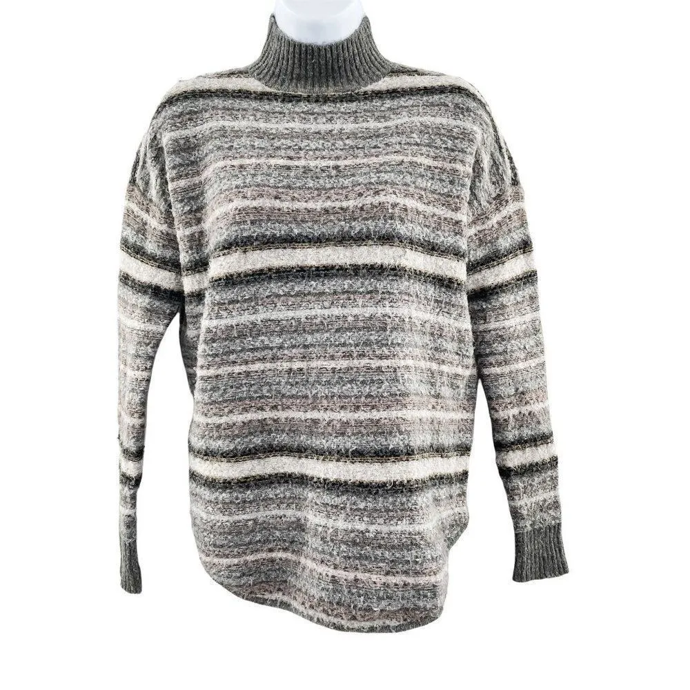 American Eagle Outfitters Striped Mock Neck Turtleneck Long Sleeve Sweater XS - Image 36