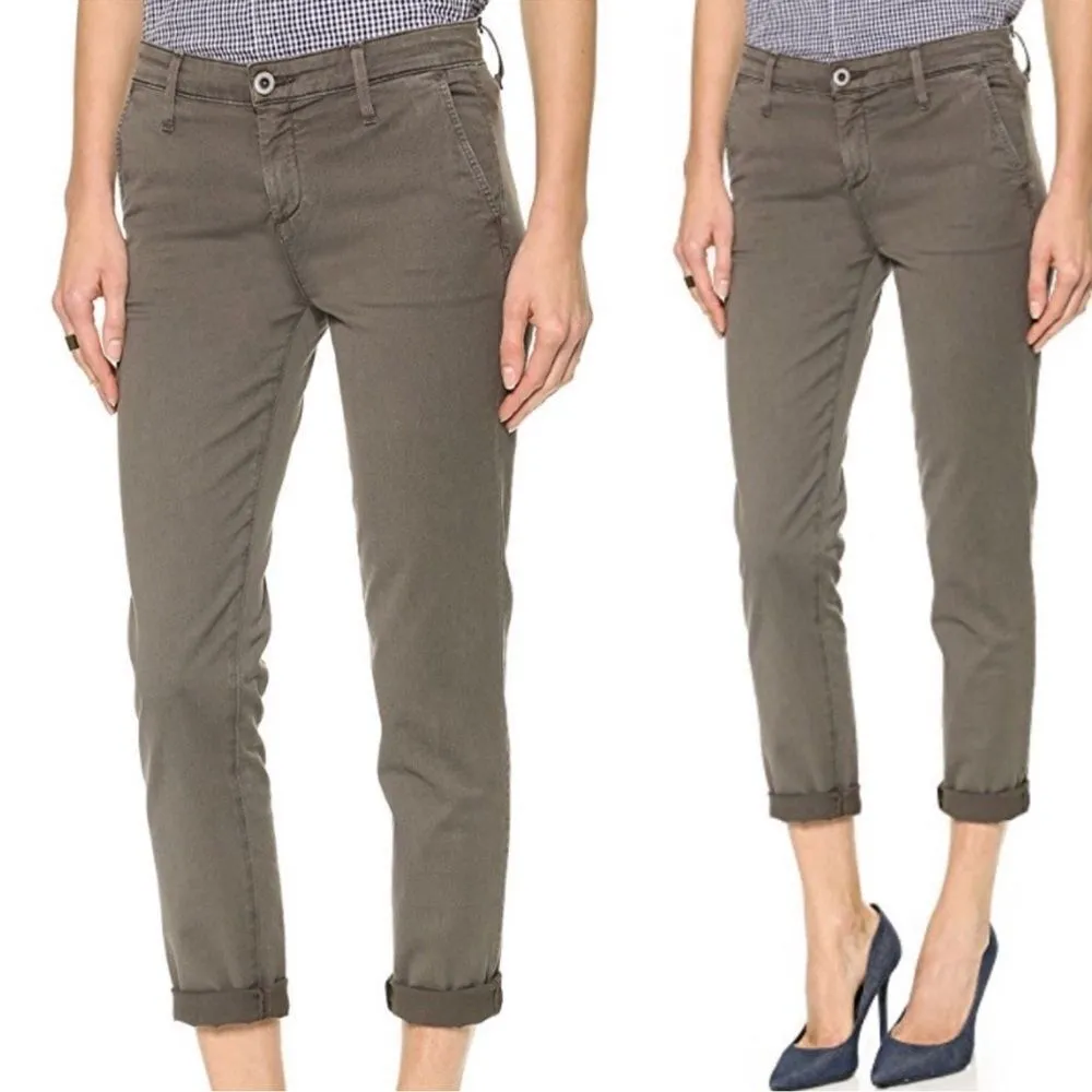 AG Adriano Goldschmied The Tristan Tailored Trouser Chino Pants Size 25 - Image 4