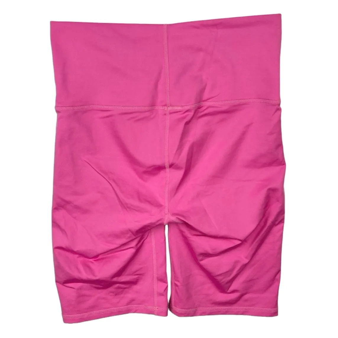 Terez Pink High Rise Wide Waistband High Rise Workout Athletic Bike Short Size S - Image 2