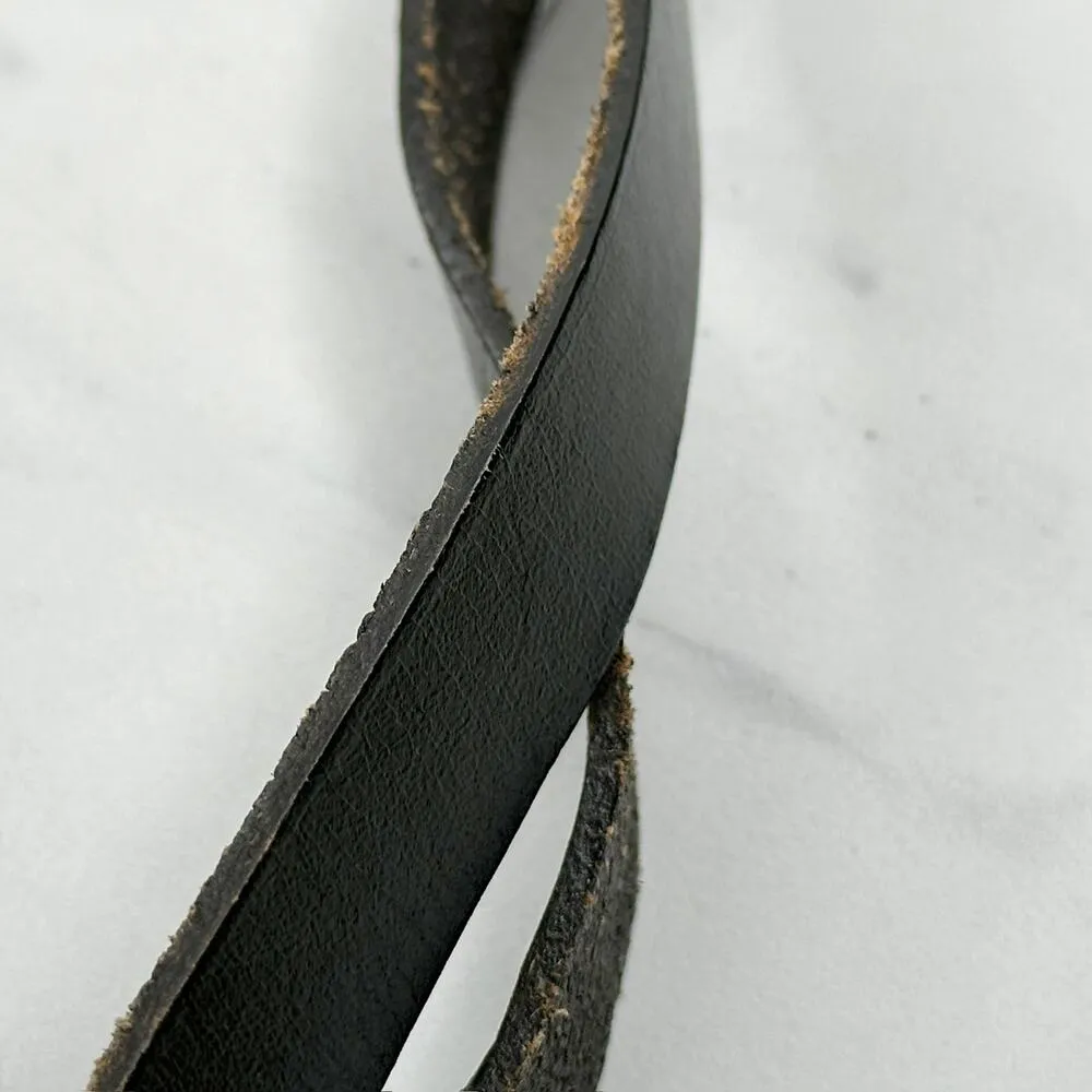 Vintage YAL Leather New York Rhinestone Studded Statement Belt One Size (OS) ✨ Black - Image 11