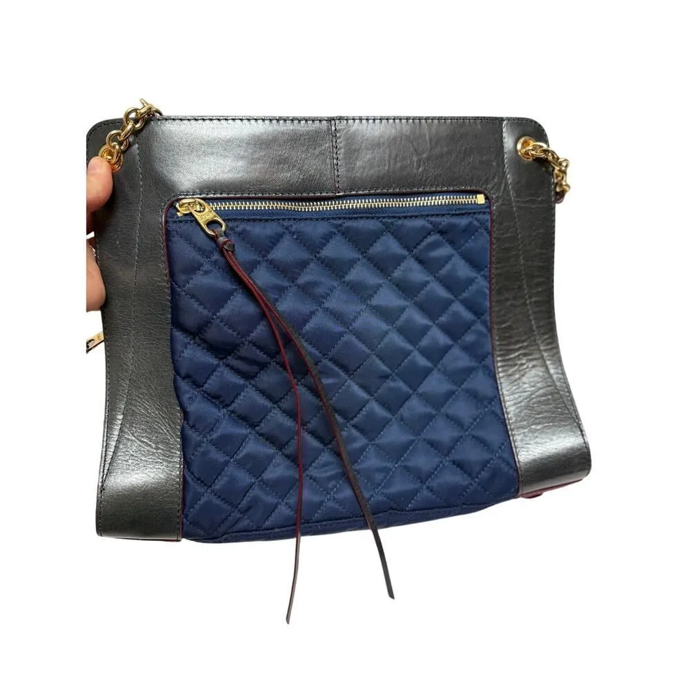 MZ Wallace Quilted Bag Leather Trim and Pouch - Image 10