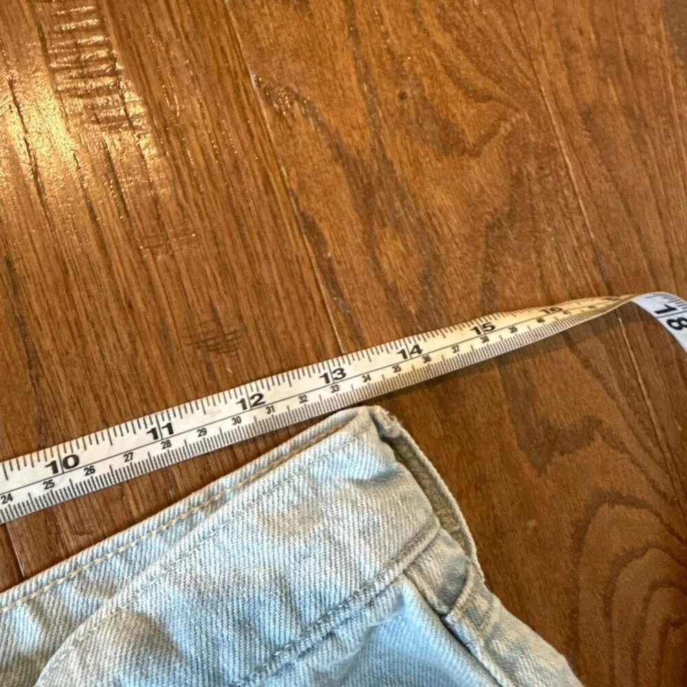 Gap barrel high rise light wash crop jeans size 2p - Image 8