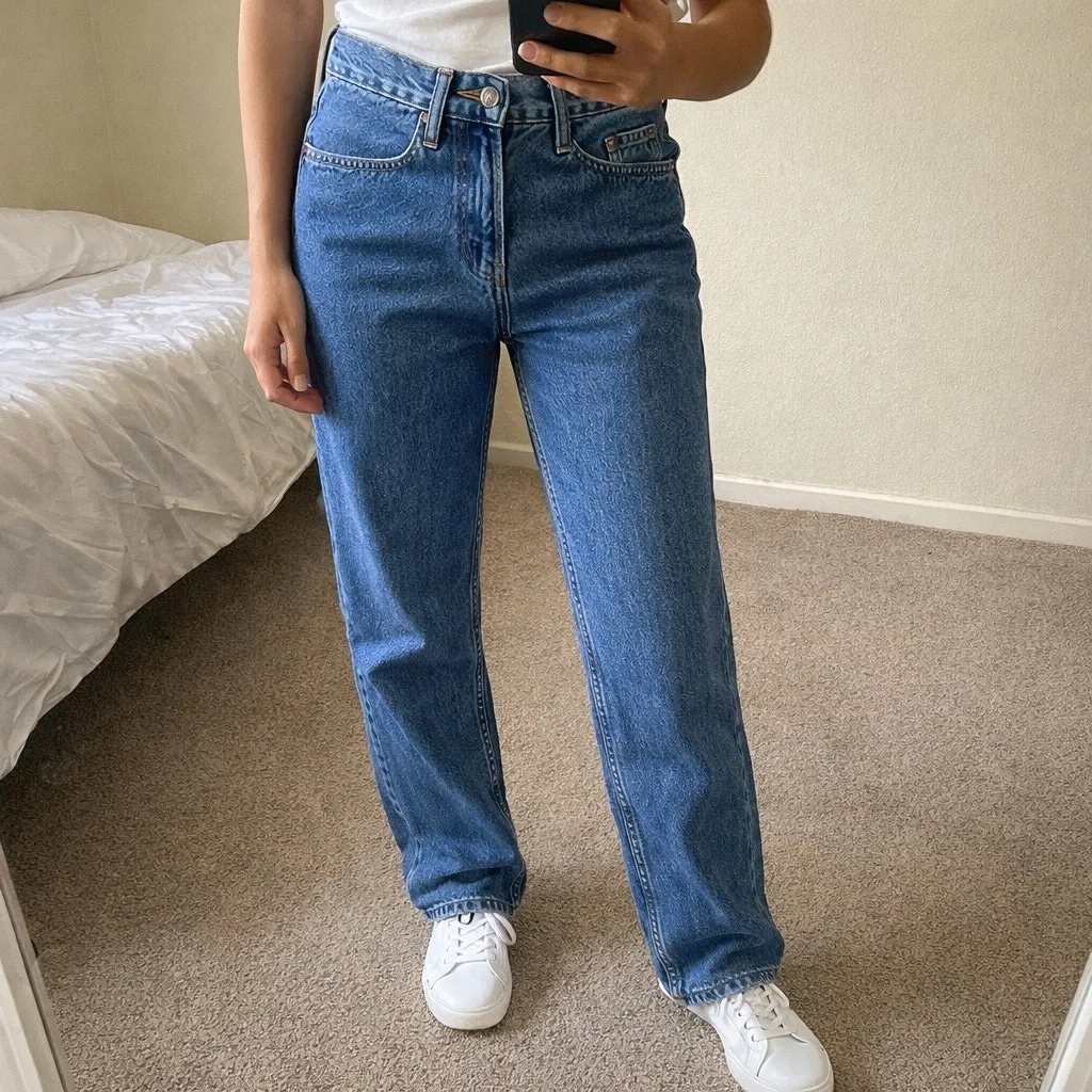 Vintage Silvertab Levis Jeans Womens 5 Short Y2K 1990s Loose Denim Jeans Cotton - Image 12