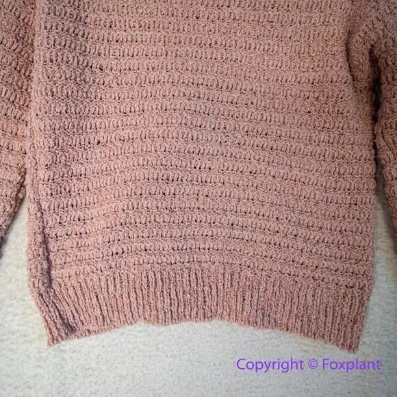 Joie blush pink cotton blend sweater‎ slit sleeve, women size XS - Image 10