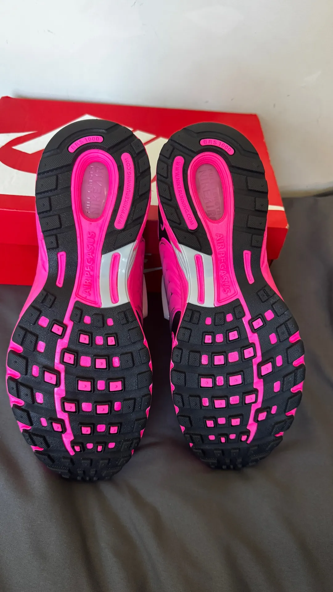 Nike Air Pegasus Wave Pink Blast Size 9.5 men's/Size 11 women’s  Running shoes NEW in packaging  #pegasus #running #nike #wave #new pink athletic, running shoes, wave design, men's sneakers, oversized sole, sport footwear, fresh style, lightweight, breathable, outdoor running - Image 5