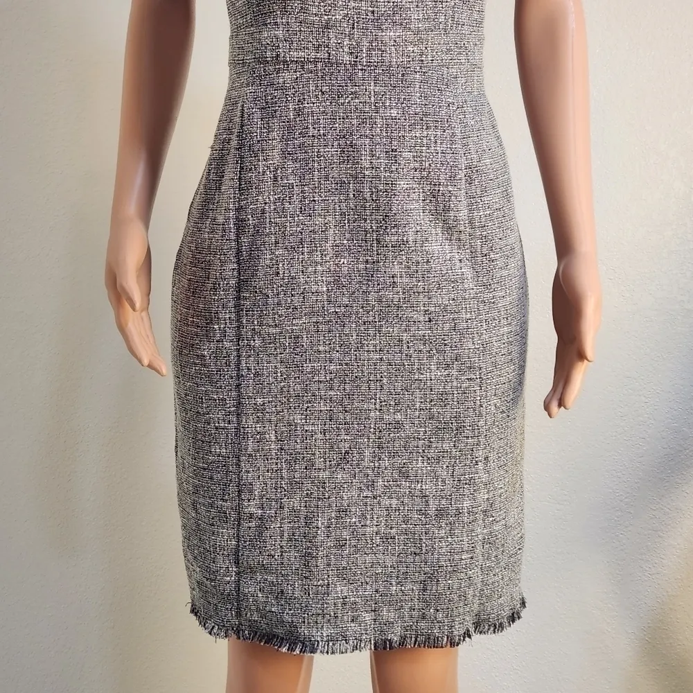 BANANA Republic Tweed Sleeveless Midi Dress 10 - Image 3