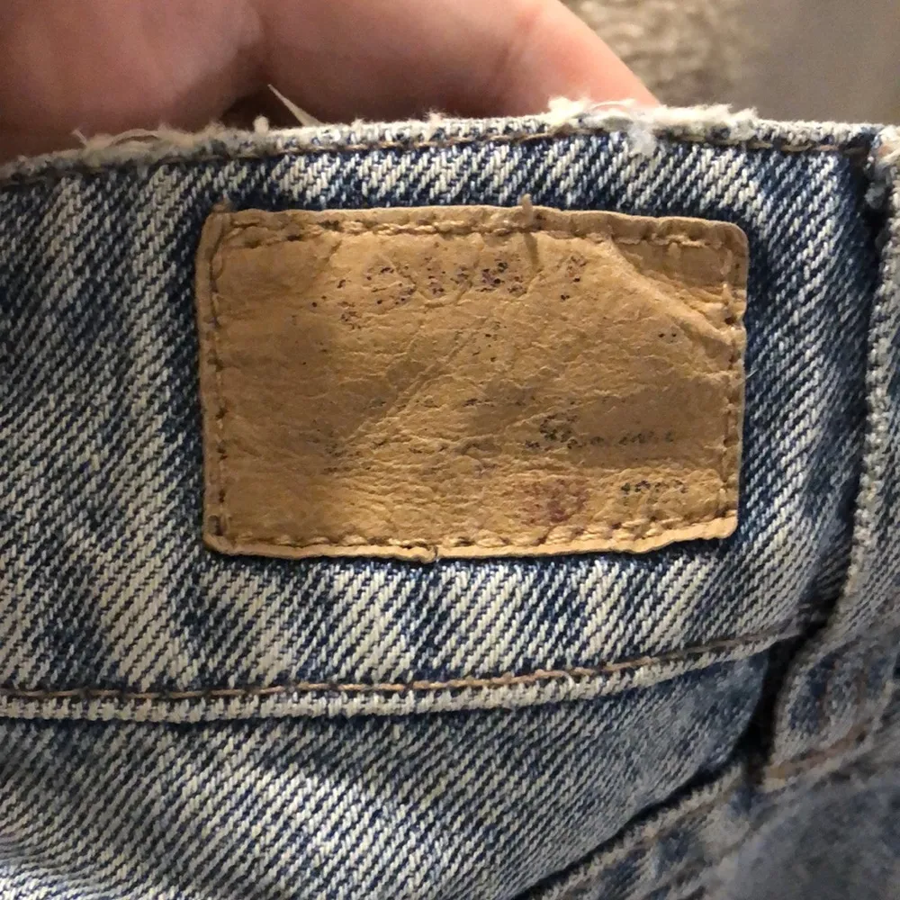 Hydraulic  Vintage Worn & Torn Denim Skirt, size 5/6 - Image 4