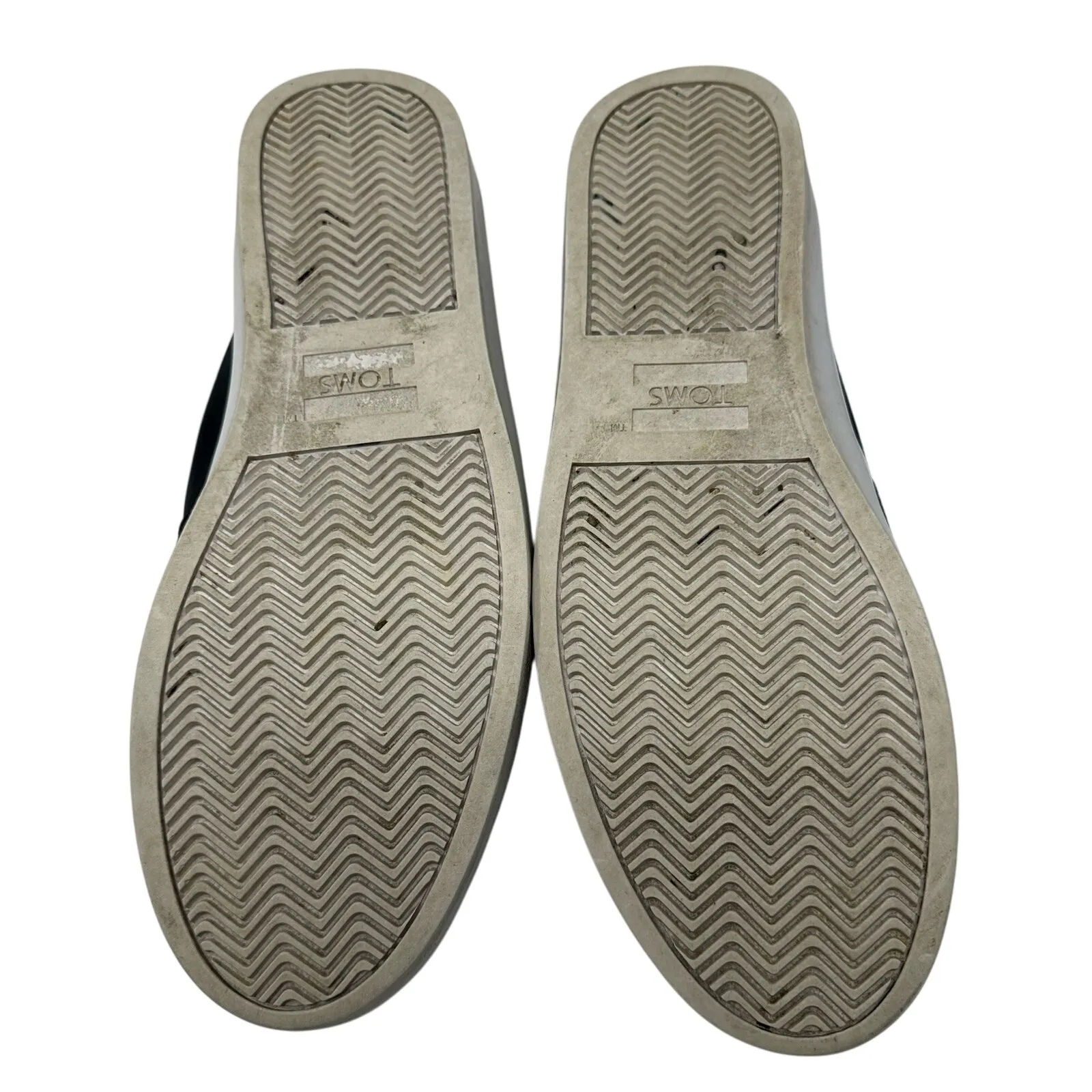 Toms Size 10 Black Slip On Casual Shoes Comfort Women Ladies Active Flat - Image 8