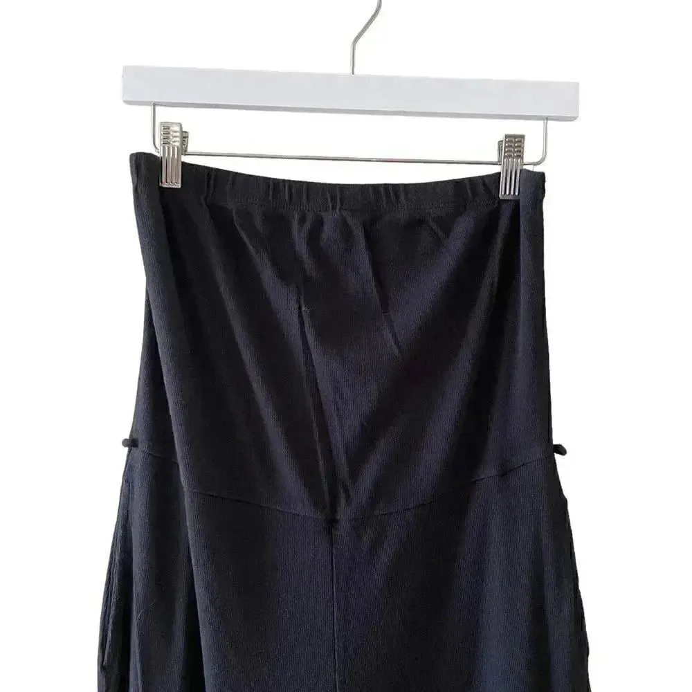 GO COUTURE  BLACK WIDE LEG Y2K VINTAGE EDITION WOMENS SZ L Y2K - Image 3