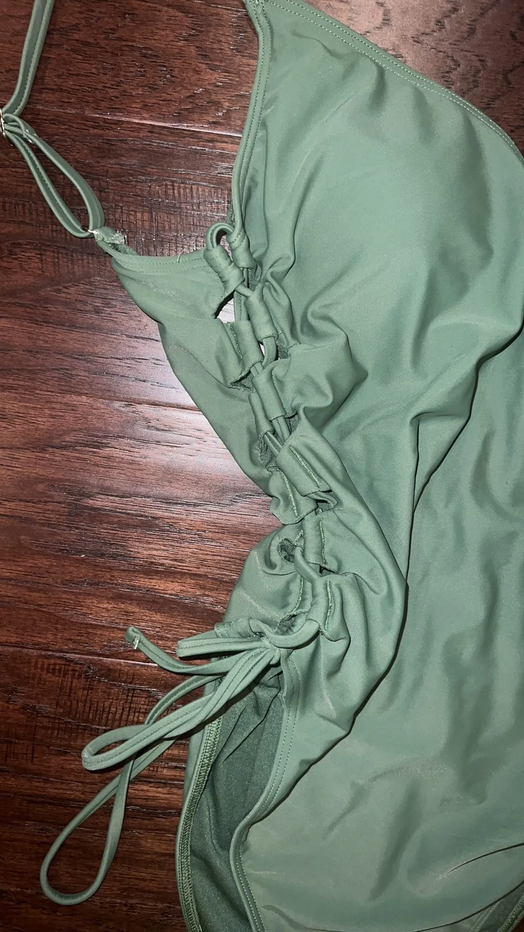 Lace up Side Tie One Piece - Image 3