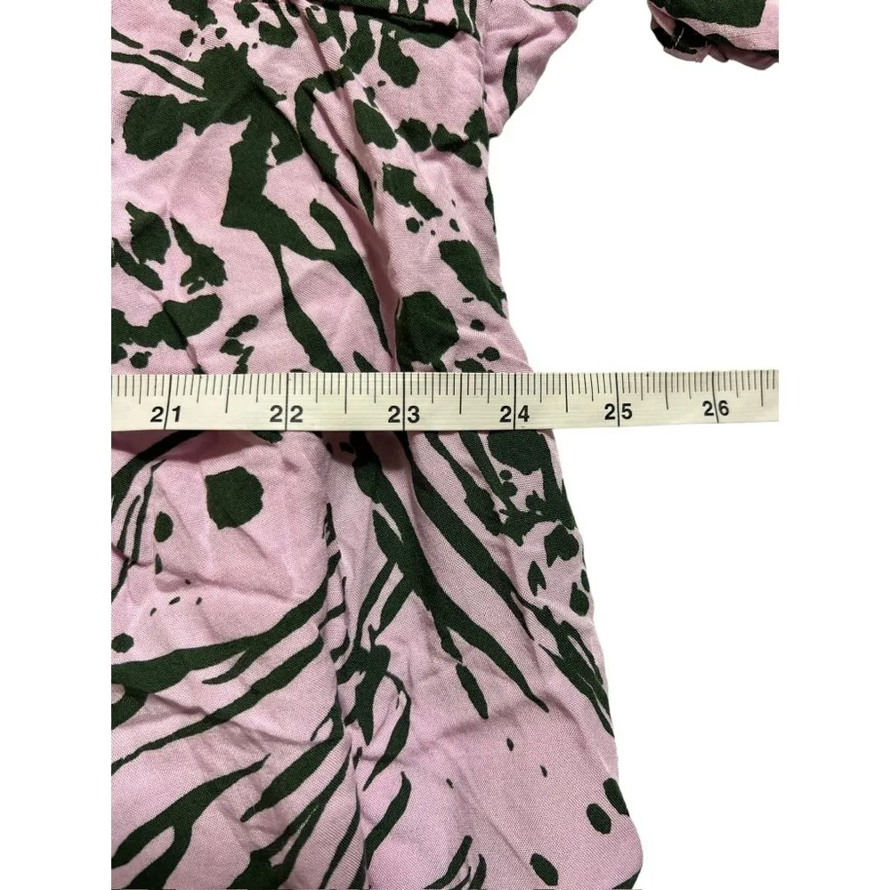 Ava Sky Women's Lavender Floral Blouse Purple - Image 4