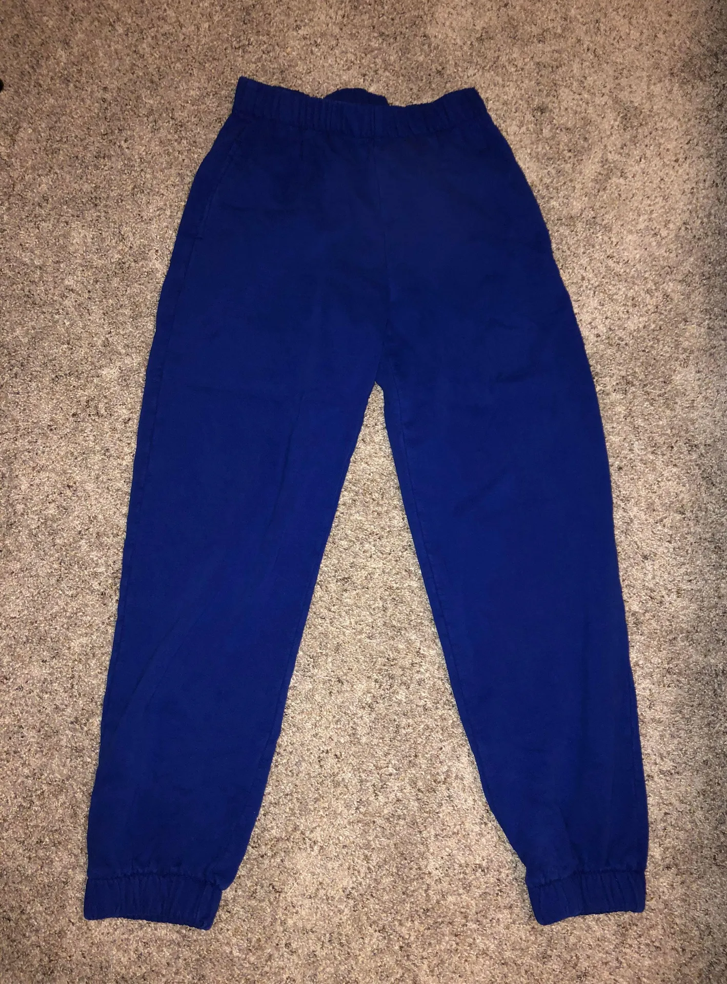 Brandy Melville Royal Blue Rosa Sweatpants - Image 2