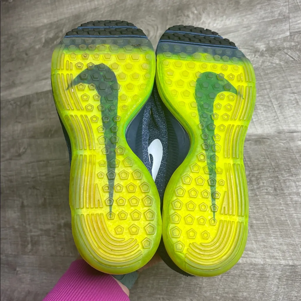 Nike Zoom All Out Low Running Shoes Navy Blue Volt Athletic Sneakers‎ - Image 5