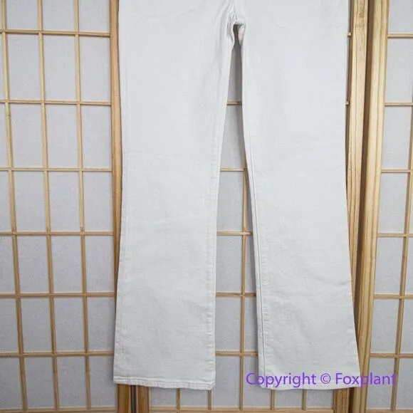 NEW Madewell Kick Out Crop Jeans in pure‎ white, 24 - Image 5